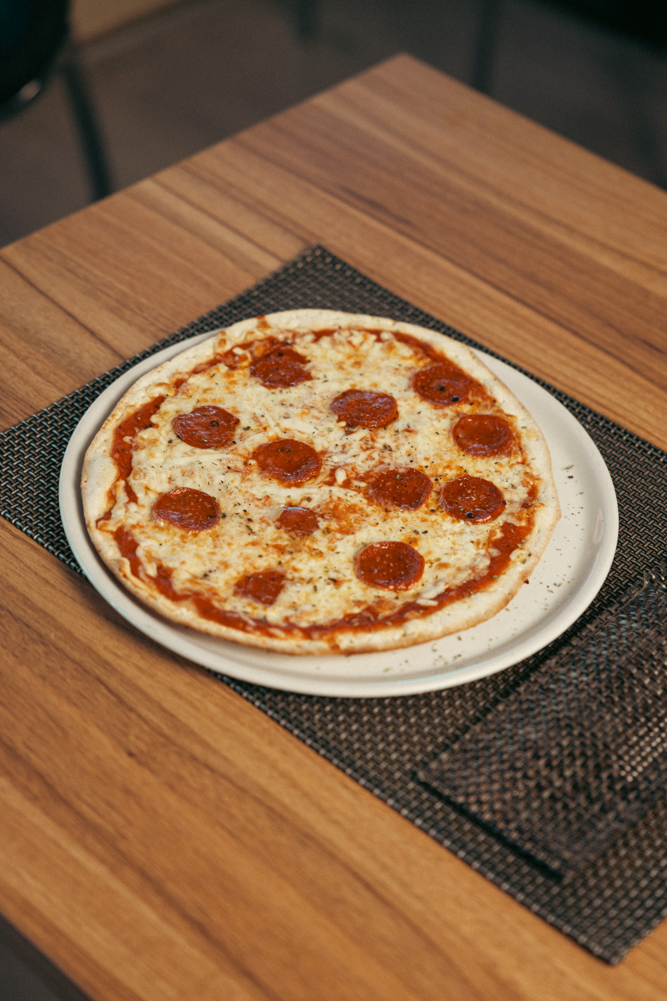 Pizza italiana no forno